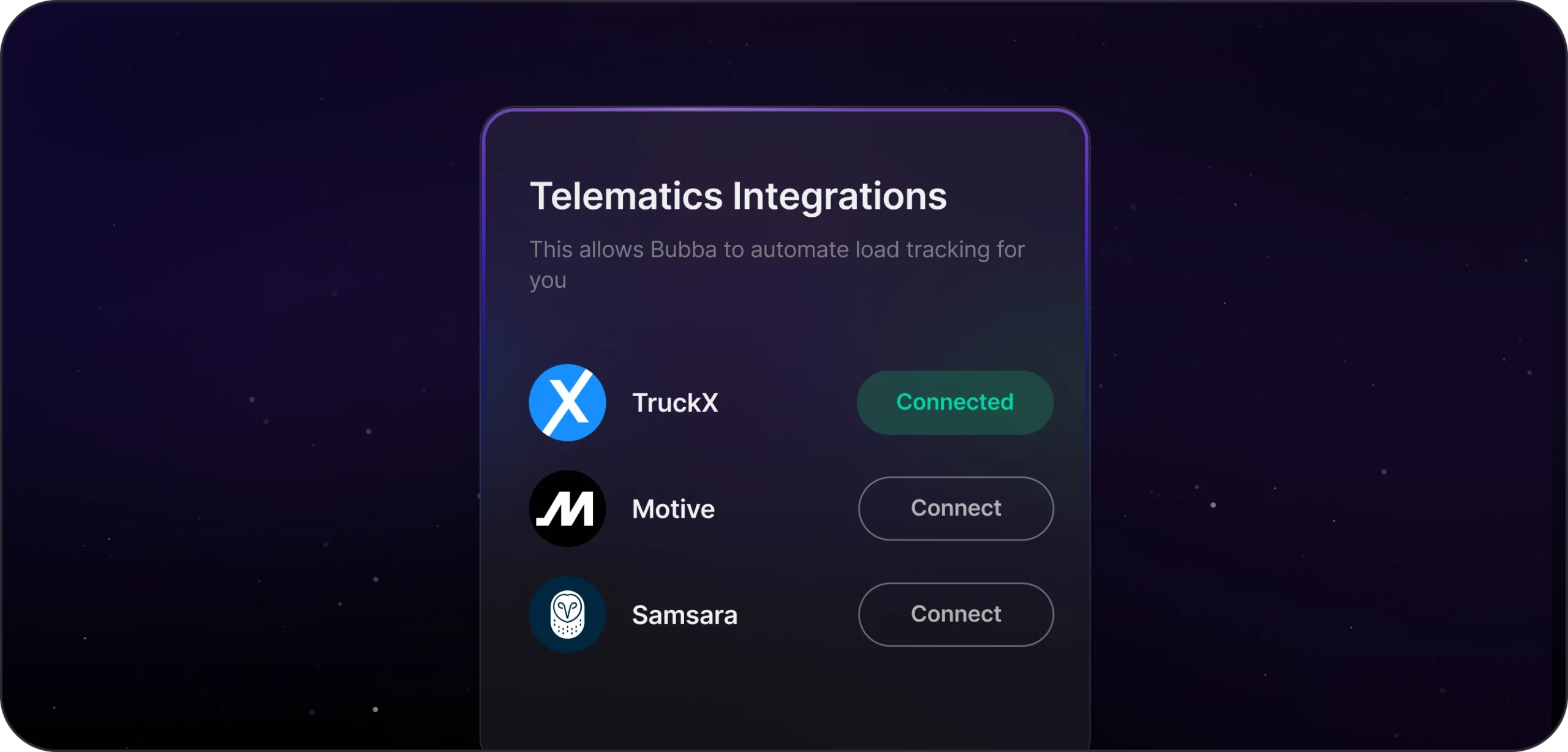 Hey Bubba! Now Connects with Major Load Boards